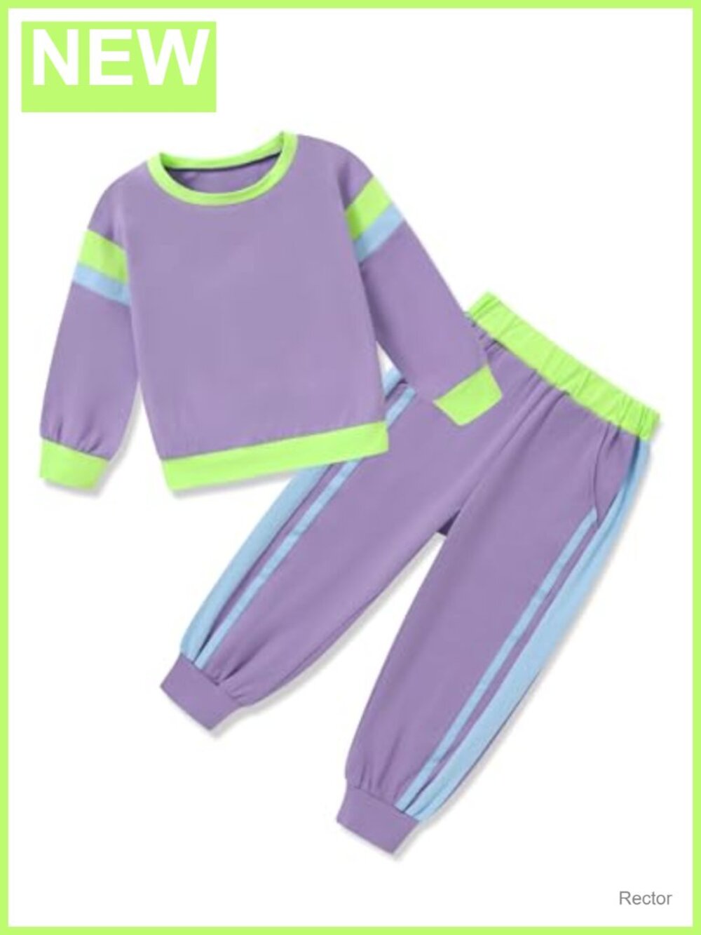 Toddler Girl 2pc Cotton Blend Outfit Sweatshirt & Pants Set